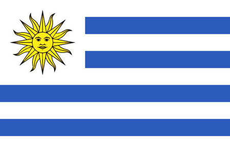 Bandera de Uruguay - Uruguayuruguay.comU